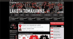Desktop Screenshot of lakotatomahawks.com