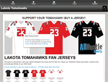 Tablet Screenshot of lakotatomahawks.com